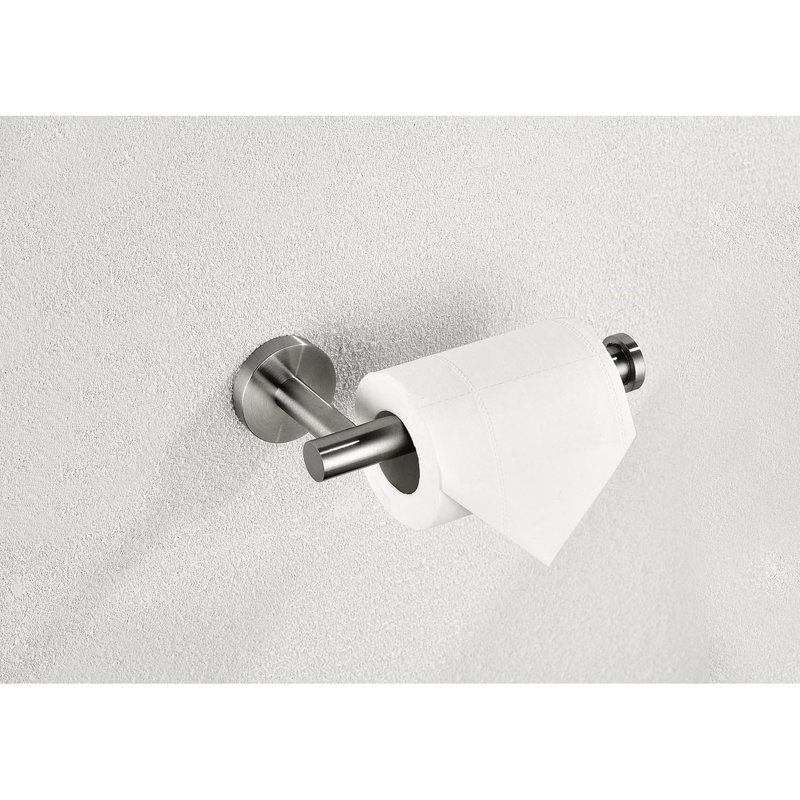 Bathroom 3 Hardware In Brushed Nickel, Stainless Steel Construction, Modern Appeal, Scratch-, Rust-, Easy Setup Manner , Nickel Finish, Steel, Design, Assembly Method