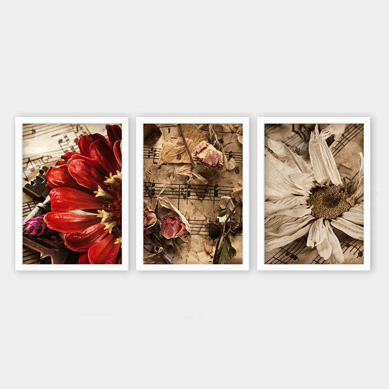 Stunning Decorative Framed Painting Set (3 Pieces), 21.7 x 29.5 Inches Each | 100% Wooden Frame with 0.8 Inch Polystyrene | UV Digital Printing | Perfect for Living Room, Office & Gallery Wall Decor