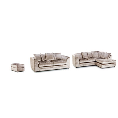 Romelia 3 - Piece Velvet Living Room Set