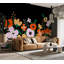 Adhésif mural pelez et collez - fleurs abstraites colorées-275582616-294371173