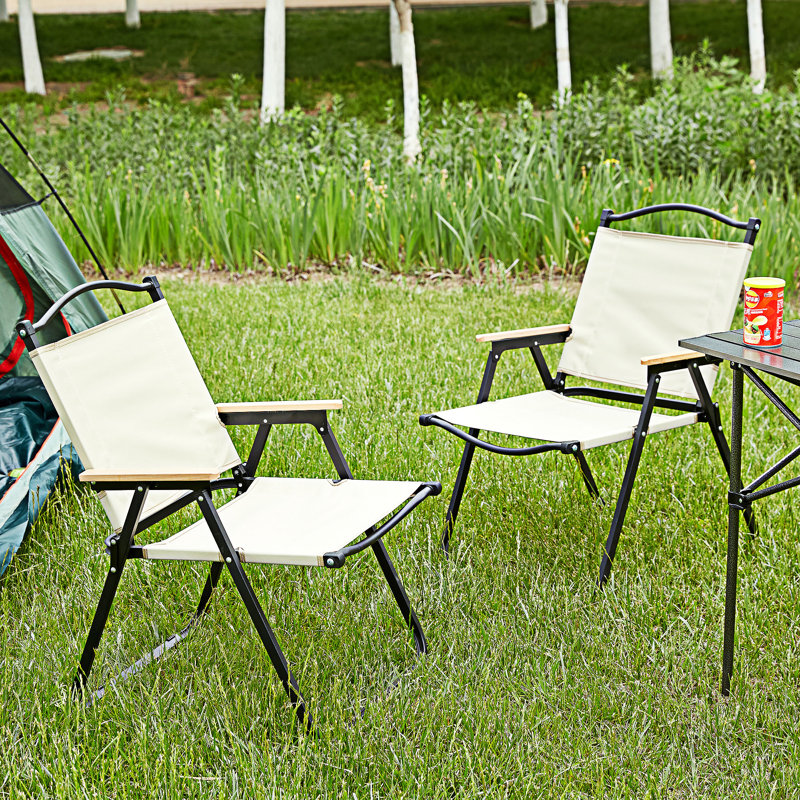 Ensemble de 2 chaises pliantes pour l'extérieur