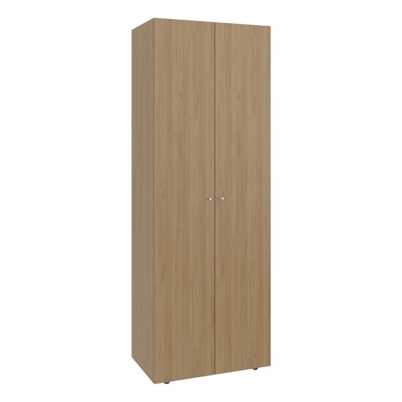 Soham Closet System Slim, Bedroom, Macadamia