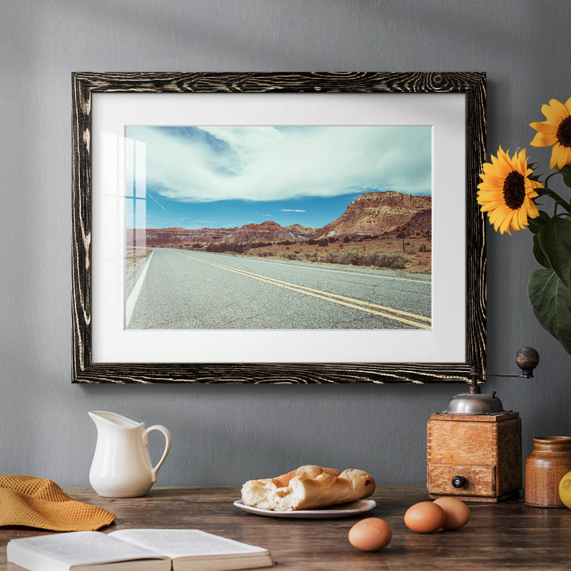 " New Mexico Drive I ", Black, 28" H x 42" W x 1.5" D