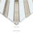 Brunello Geometric 12 in. x 12 in. Polished Marble Mosaic Floor and Wall Tile
