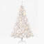 Arbre de Noël blanc 6 pi de haut pré-éclairé