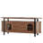 63" Mid-century Modern Tv Stand Fits Tvs Up To 70", Entertainment Center With Storage Drawer And Sliding Door, Walnut Tv Console For Living Room, Bedroom
