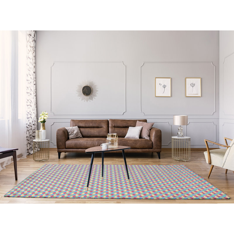 Chenille Geometric Indoor Rug, Rectangle 8' x 10'