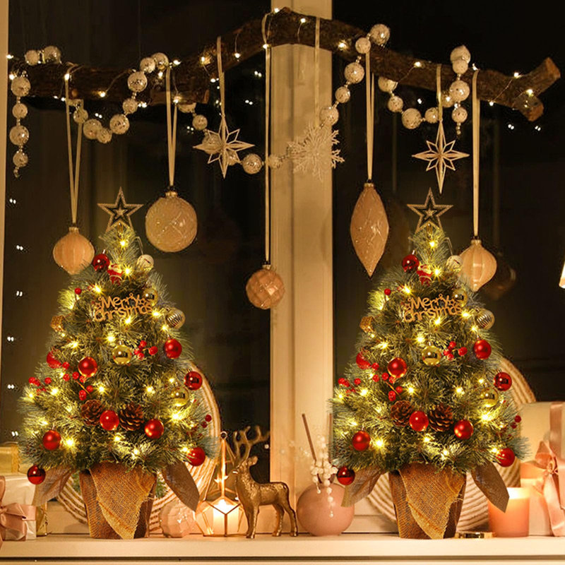7.6cm H Lighted Artificial Christmas Tree