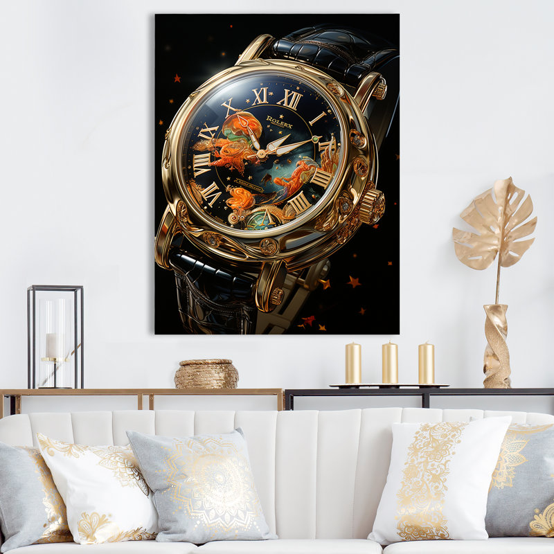 Impression sur toile Fashion, Toile tendue, H 40 po x l 30 po x P 1,5 po