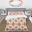 Ensemble de housse de couette rustique rose et doré Rustic Tile III - Farmhouse-109151559