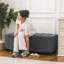 Banc de rangement avec repose-pieds 49 po-194189407