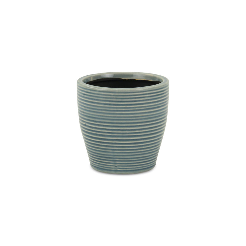 Handmade Pot Planter, 4.25" H x 4.25" W x 4.25" D