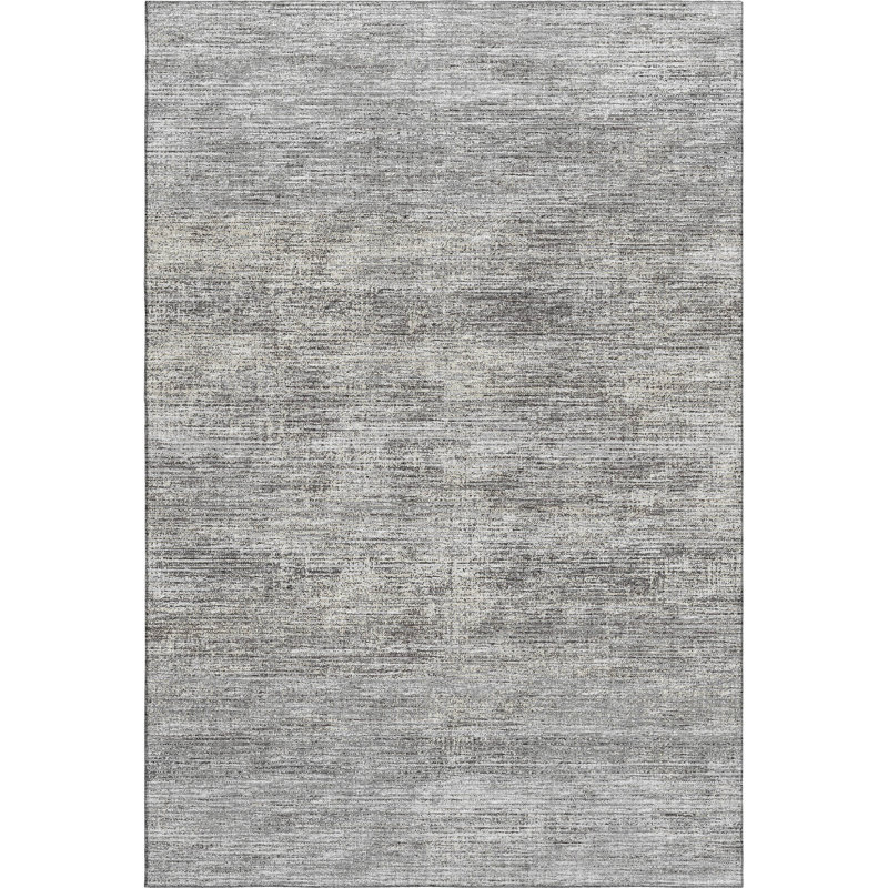 Premium Machine Washable Mayfield Silver Rug, Rectangle 10' x 14'