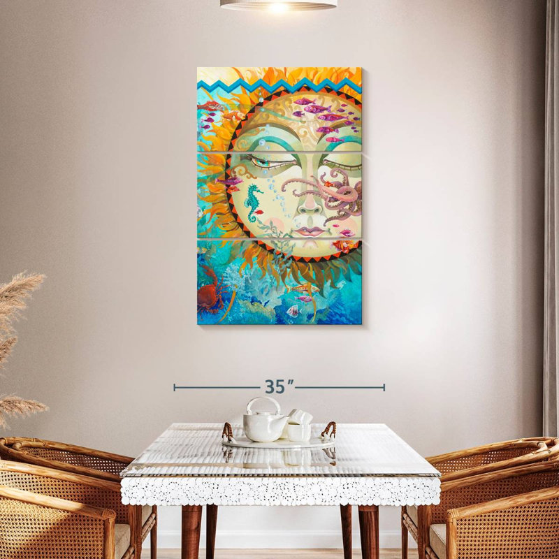 Oberle Underwater Sunset, 45" H x 28" W