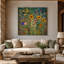 Art mural sur toile Sunlit Garden Field-79548575