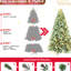 Arbre de Noël 60,97 po en bleu, 250 lumières DEL blanc chaud, branches articulées, arbre bleu de 5 pi, 854 pointes, base en métal