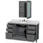 Ensemble de meuble-lavabo simple 60 po avec dessus en marbre et armoire à pharmacie Sheffield-1953890253-1953890284