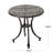 Kastner Round Metal Outdoor Side Table , in. W in. D