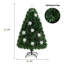 Sapin de Noël artificiel vert 4 'avec 18 lumières multicolores