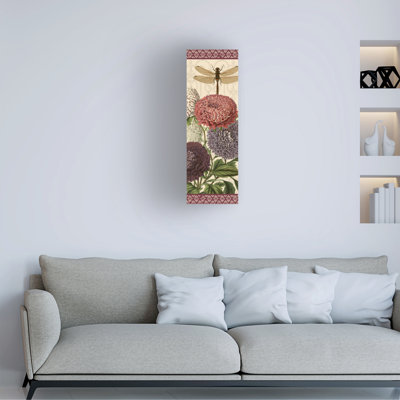 Art mural sur toile tendue - Gail Fraser «Autumn Joy - 2 panneaux verticaux pour décoration de salon, de chambre à coucher ou de bureau - 10 x 32