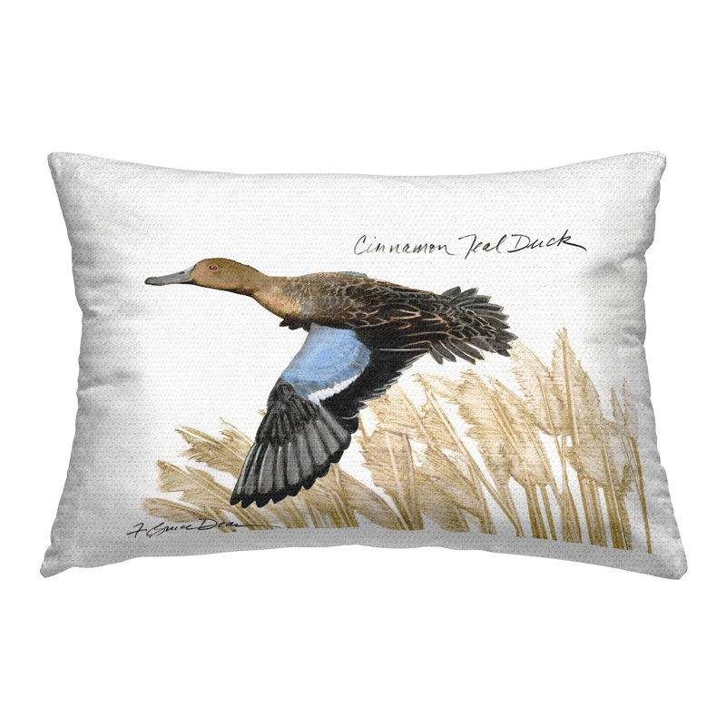 Coussin décoratif cannelle sarcelle imprimé cannelle par Jadei