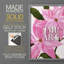 Reproduction encadrée néon rose poinsettias II - bois massif-853895764-853896106