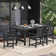 Reata Rectangular 6 - Person 66.9'' L Outdoor Dining Set with 6 Chairs