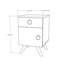Tarbell 40cm W Manufactured Wood Bedside Table