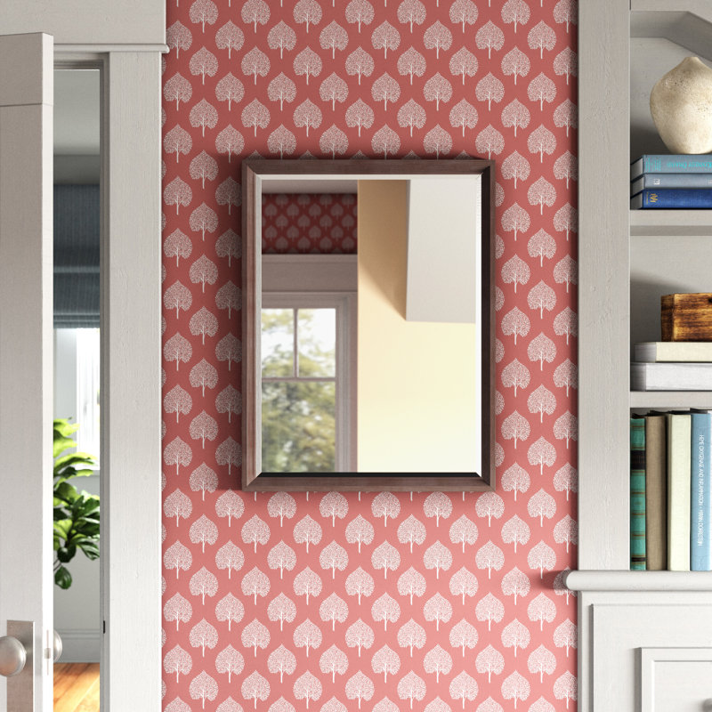 Miroir d'appoint Ovey, Blanc, 25,5 po x 19,5 po