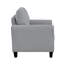 Fauteuil 1Pc rembourré avec accoudoirs arrondis-2133547312