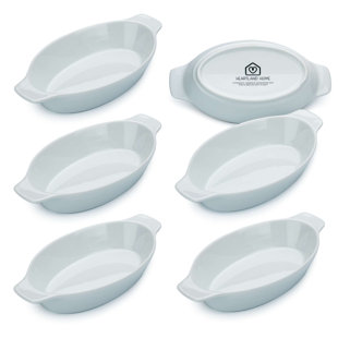 Ensemble de plats à gratin en porcelaine