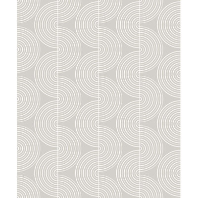 Rouleau de papier peint adhésif Geo Geo L 18 pi x l 20,9 po Cecile Zen