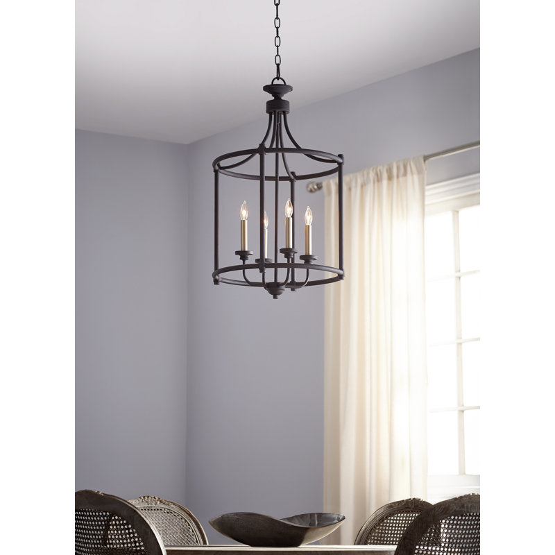 Lustre géométrique à 4 lumières Kennedi