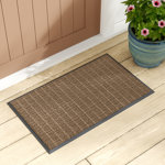 Ahron Non-Slip Geometric Indoor Doormat