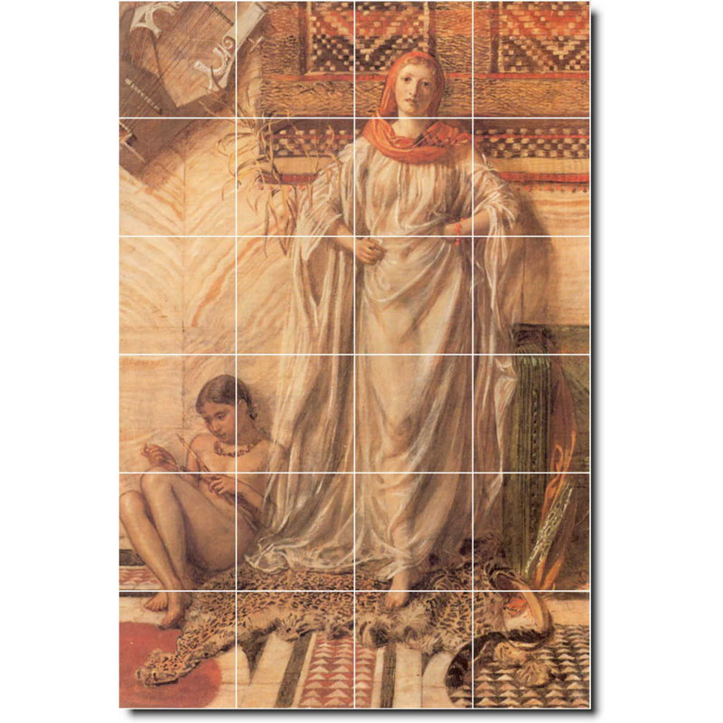 Carreau de céramique 48 po x 72 po 12 po x 12 po, Femme 06291