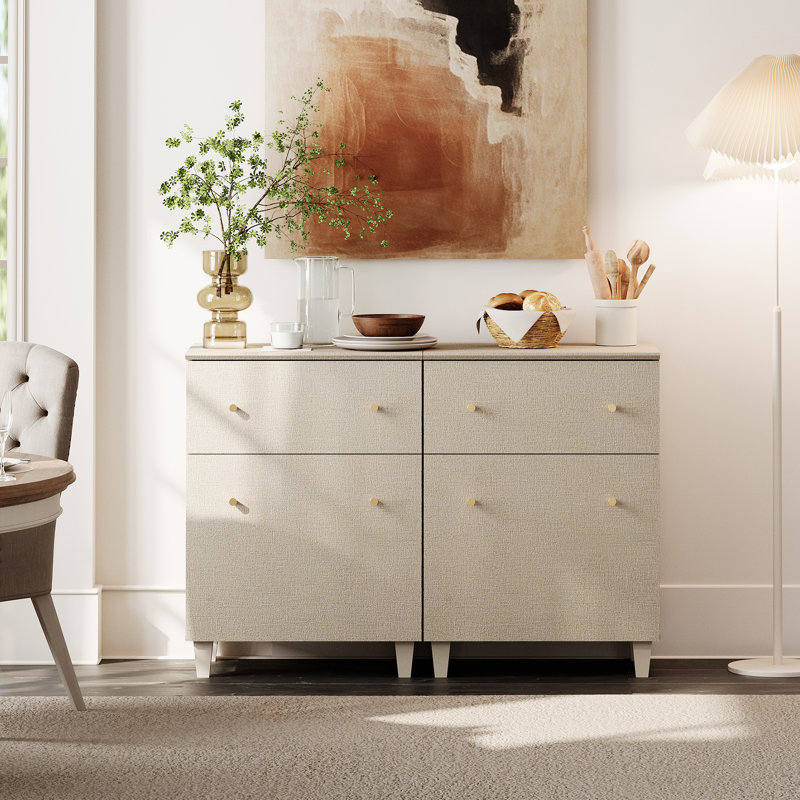 Lysiane Accent Cabinet, Beige