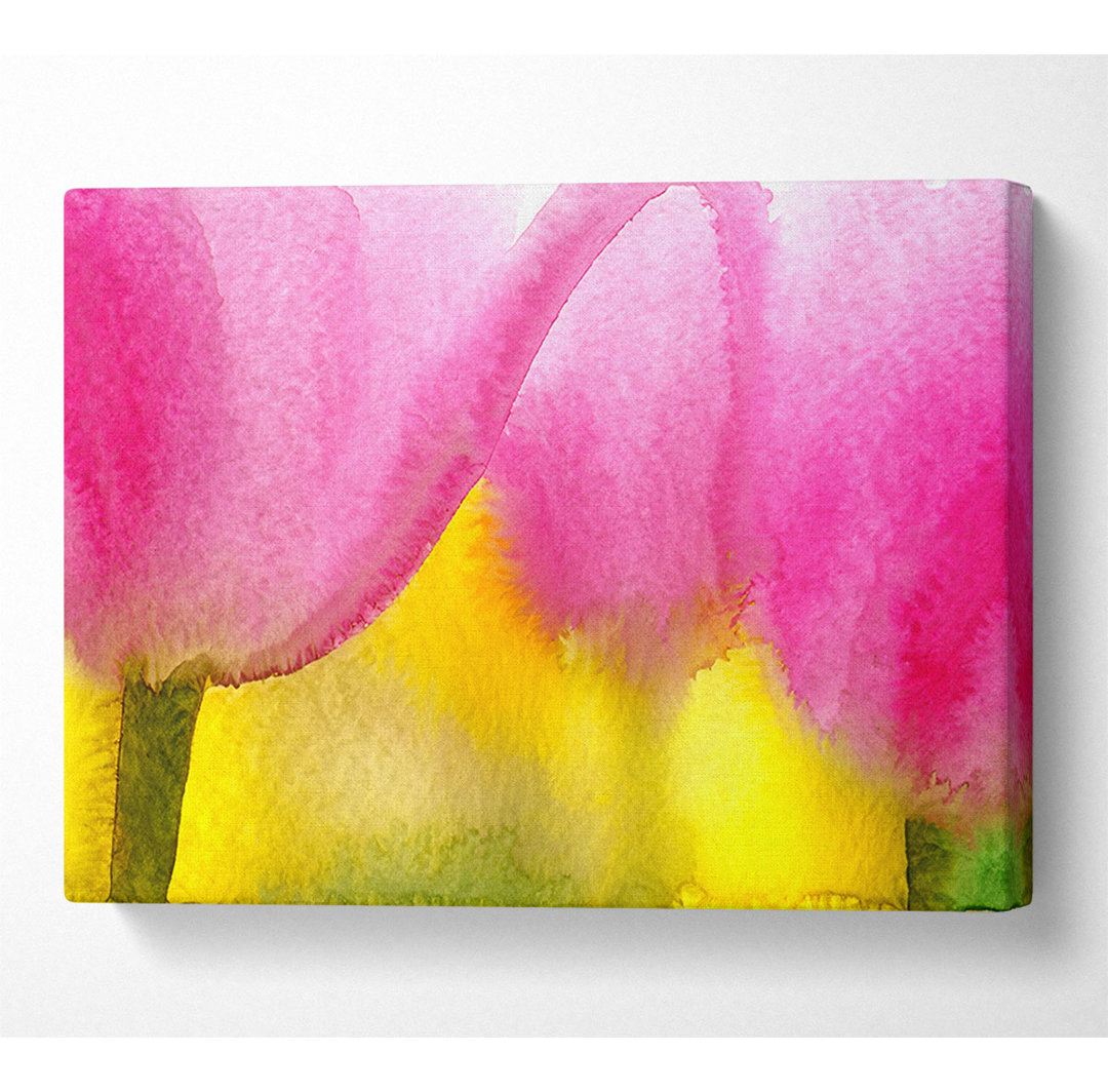 Leinwandbild Nahaufnahme Soft Heaven Tulpe