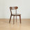 Solid Wood Dining Chair, Natural Oak 1PCS