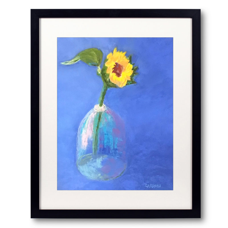 Solitary Sunflowre Print by Dina Gardner, 20" H x 16" W