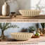Large Decorative Bowl, Modern Handicraft Bowls for Home Decor, Fruit Bowl for Kitchen Counter, Ruffle Decor, Stylish Key Bowl for Entry Table, Artificial Stone-137639573