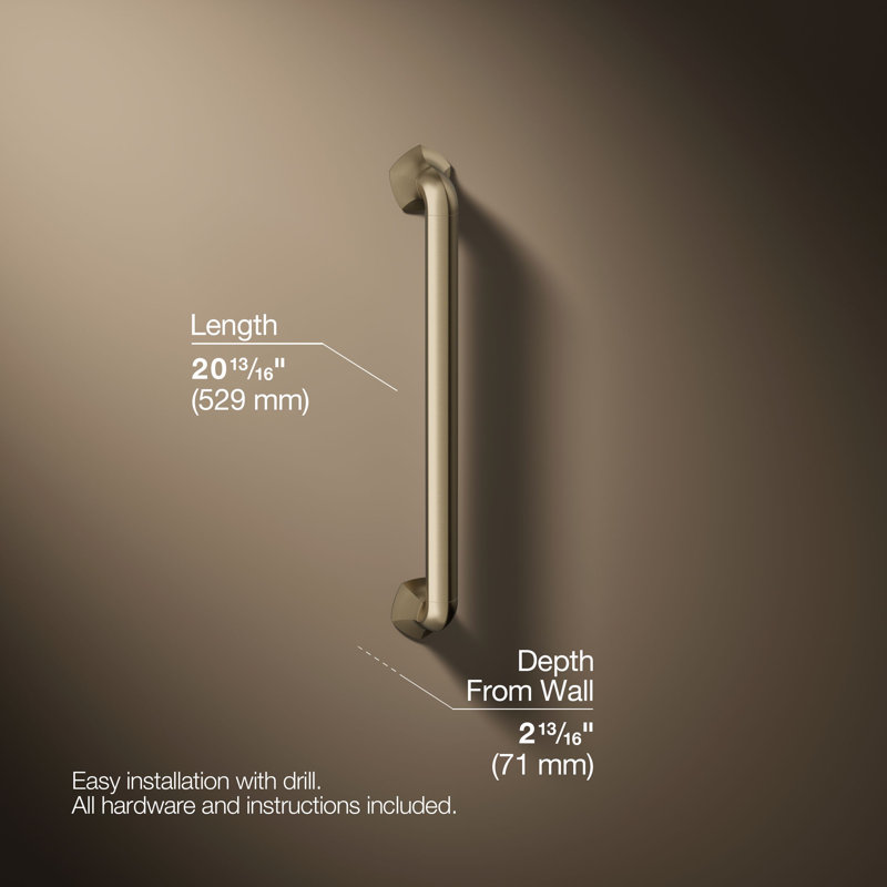 Occasion Grab Bar, 18", Vibrant Brushed Bronze