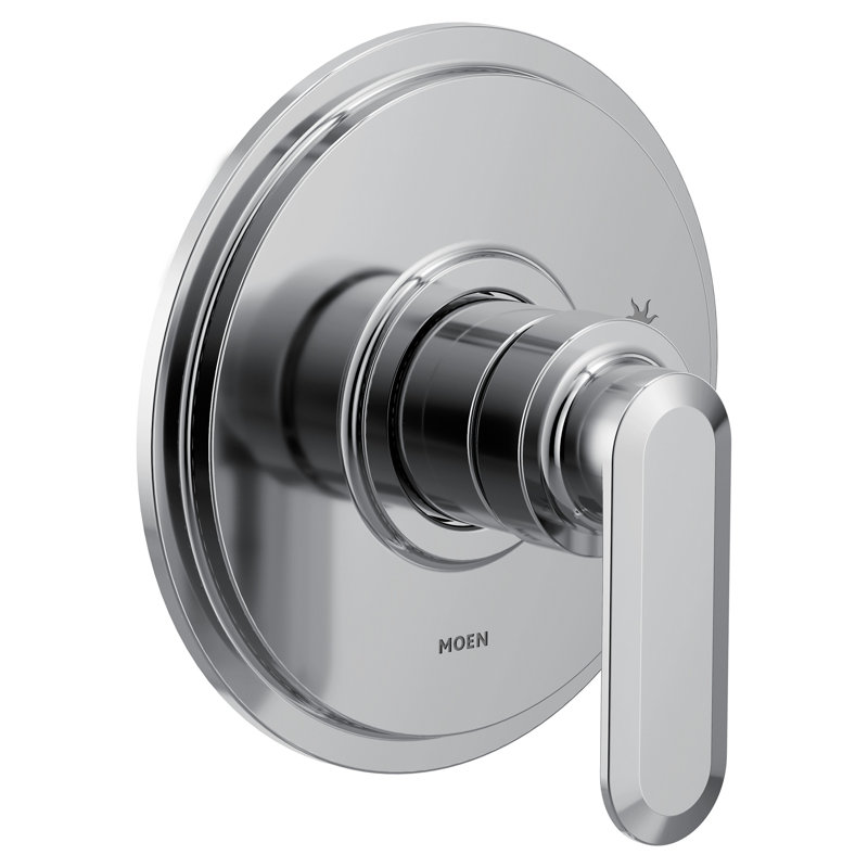 Ensemble de garniture de poignée de douche Moen Greenfield M-Core 2-Series, valve requise, Noir mat