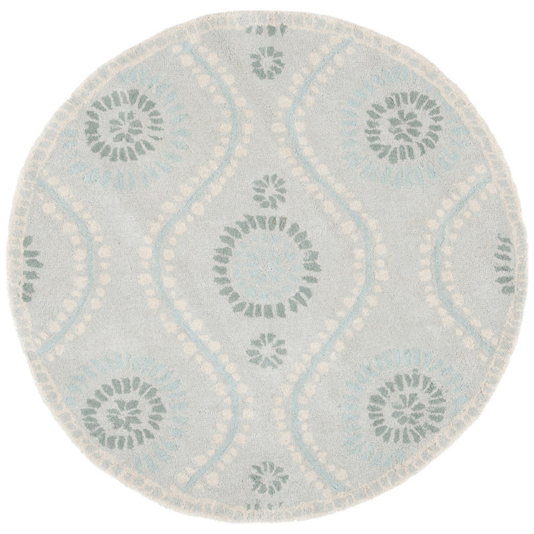 Martha Stewart Hand Tufted Wool Geometric Rug