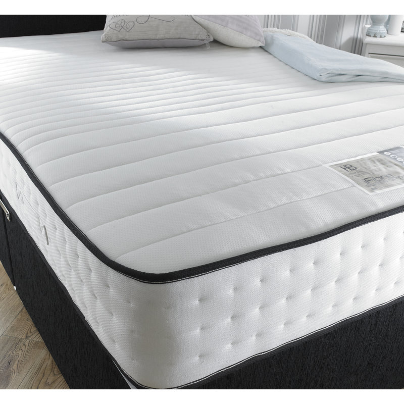 Orthopaedic Divan Bed Set, No Drawer, Double (4'6)