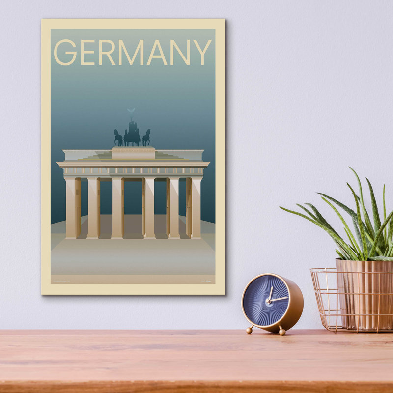 Allemagne par Incado, impression sans cadre, H 16 po x l 12 po x P 0,13 po