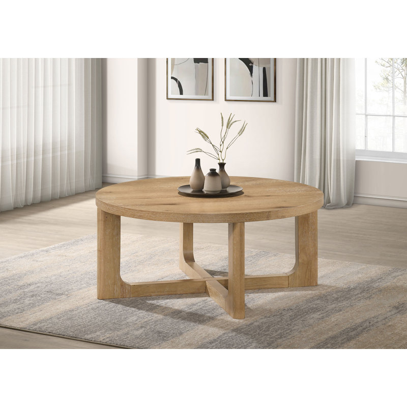Table basse Wai, Marron clair
