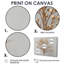 «Delicate Gold Baby Breath Flower - Plants», reproduction d'art sur toile botanique dorée-1281383466-1281383467-1281383469