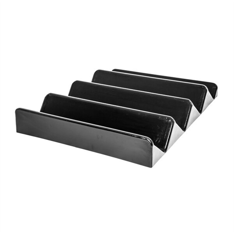 Surélévateur à 4 marches en plastique noir Marco Company - 32 po x 24 po WS-568VEG3012BK