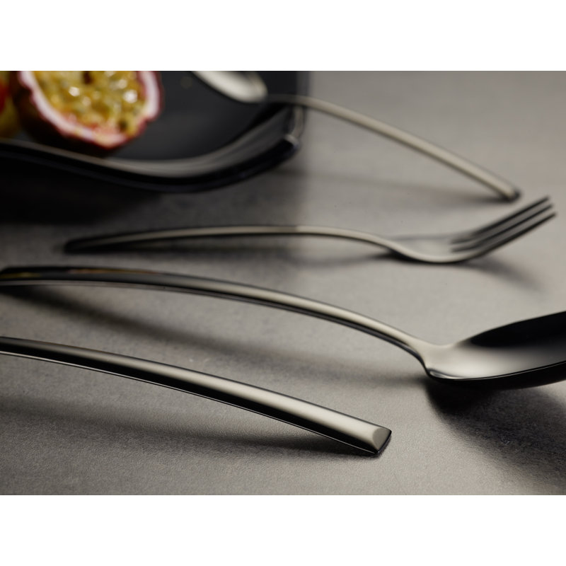 Avelino 30 Piece Cutlery Set, Service for 6, Black