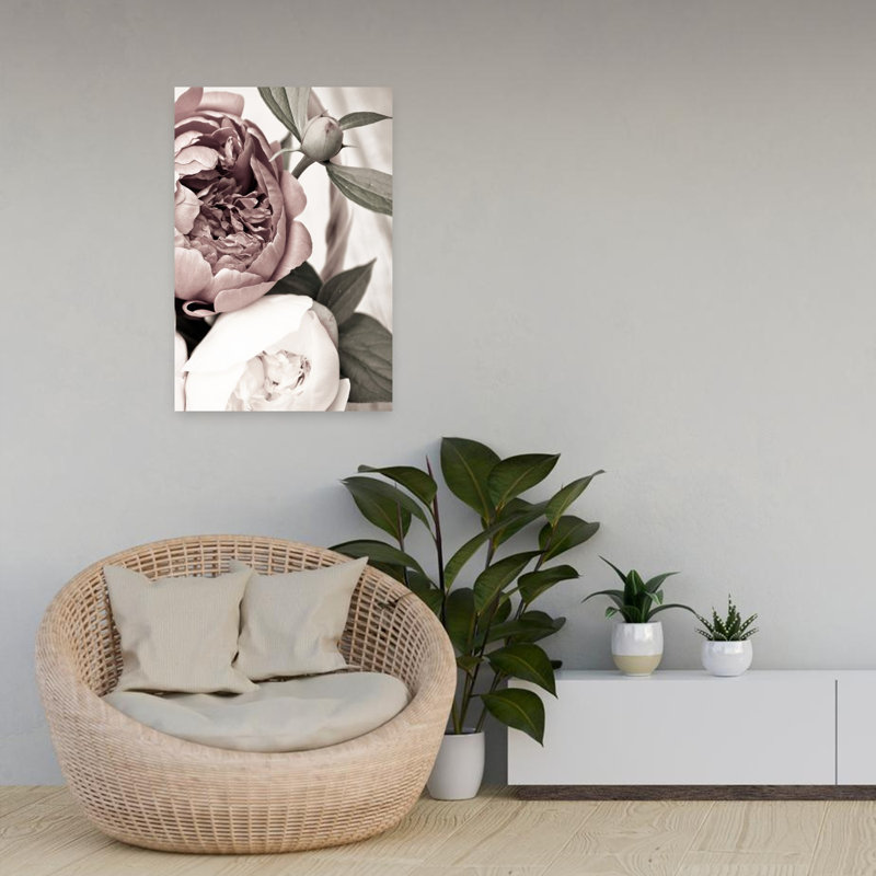 Opulent 2, art floral contemporain, H 24 po x l 16 po